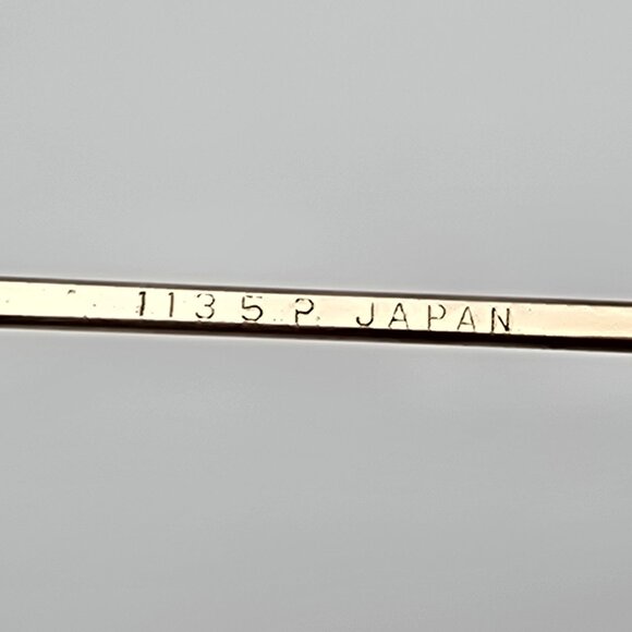 *SOLD*Tasco 1135P Shooter Gold Frame Clear Glass Lens Aviator Sunglasses w/ Case - Picture 8 of 15